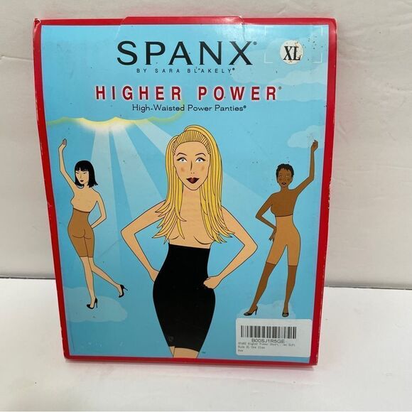 NEW‎ IN PACKAGE SPANX HIGHER POWER HIGH WAISTED POWER PANTIES IN NUDE - Picture 1 of 6